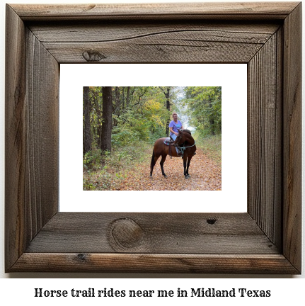 horse trail rides near me in Midland, Texas